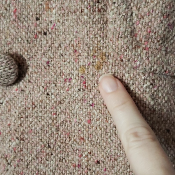 Pink Nausica Mode Designer Wool Coat - Picture 6 of 8